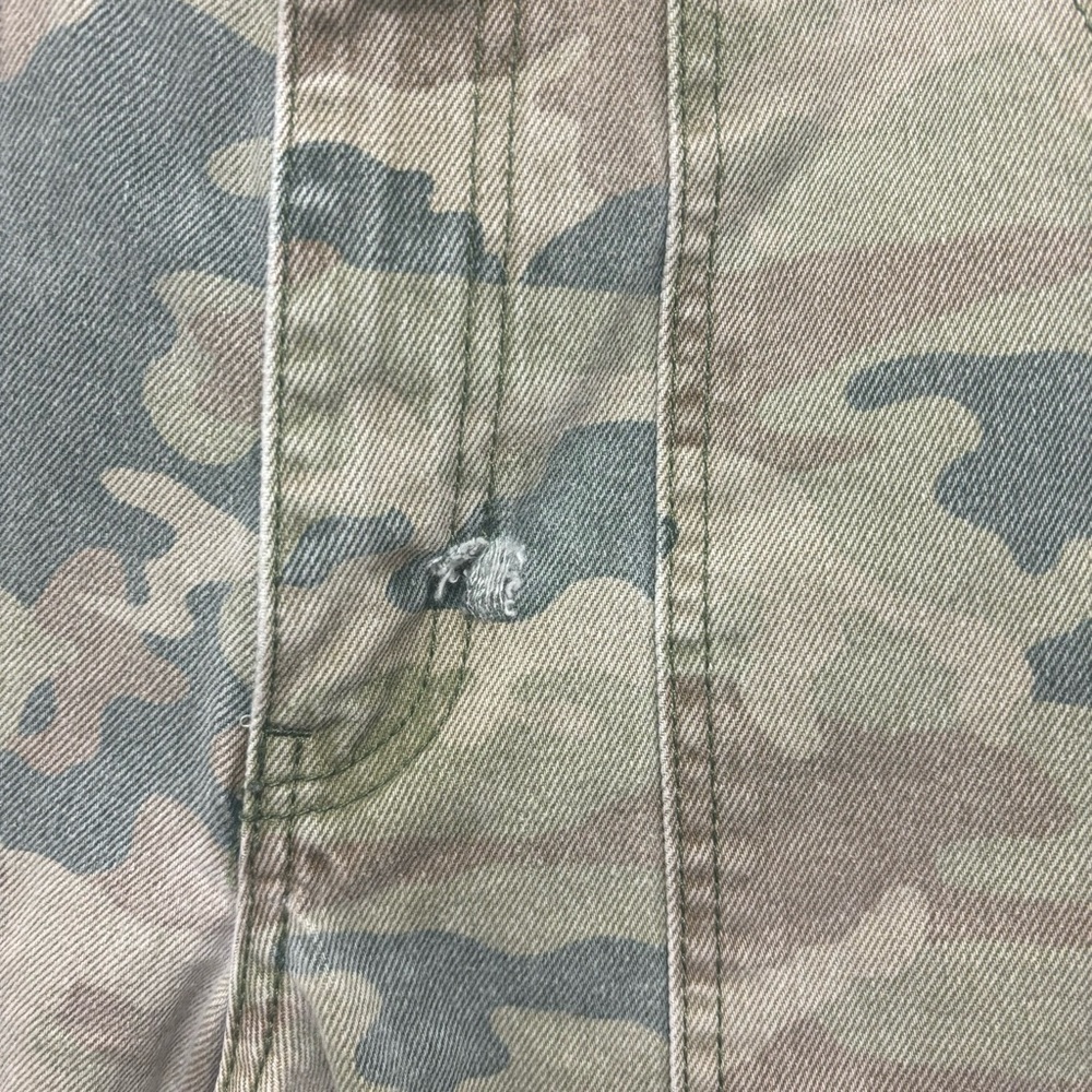 Free People Jeans Camo Remy Cropped Wide Leg High Rise - Picture 8 of 15